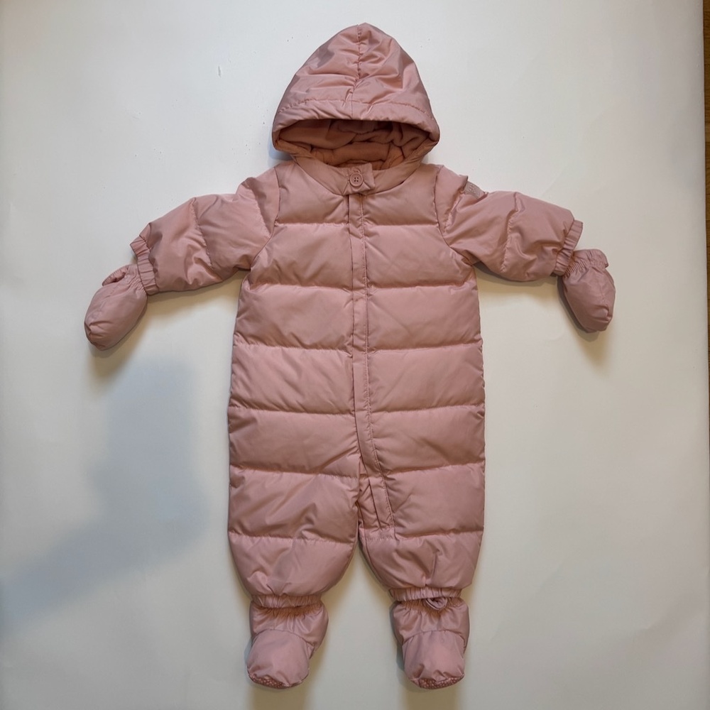 Baby GAP Puffer Down Snowsuit Bunting Pink